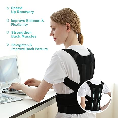 Adjustable Back Posture Corrector/ Slouching Relieve Pain Belt Women Men
