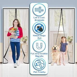 Magnetic Mosquito Screen Door Net Curtain