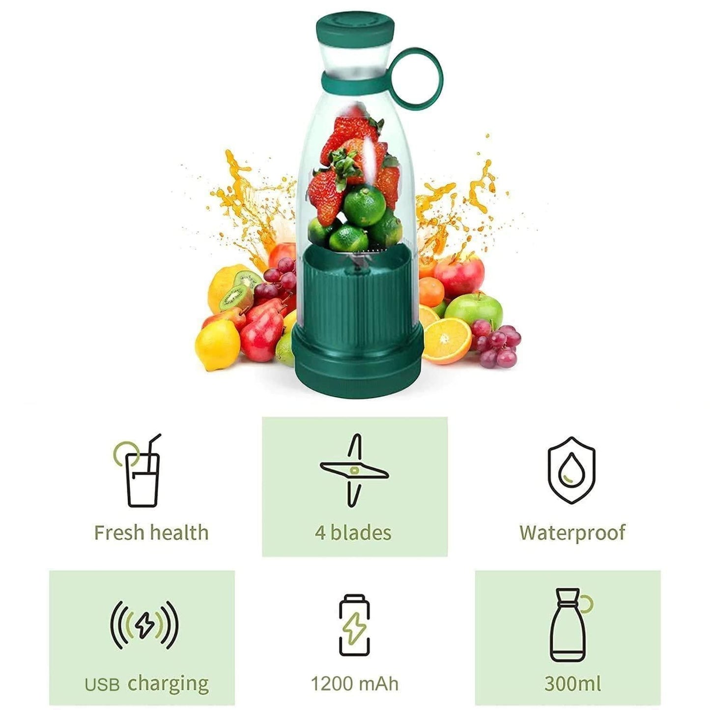 Wireless Portable Blender 2.0 for Smoothies and Shakes