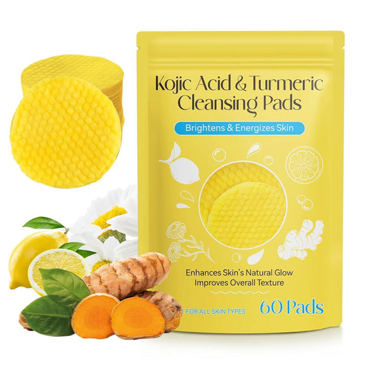 Turmeric Kojic Acid Cleansing Pads (Pack of 60 Pcs)